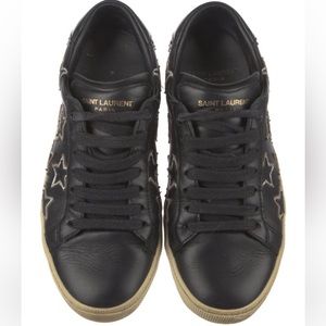 Saint Laurent leather sneakers